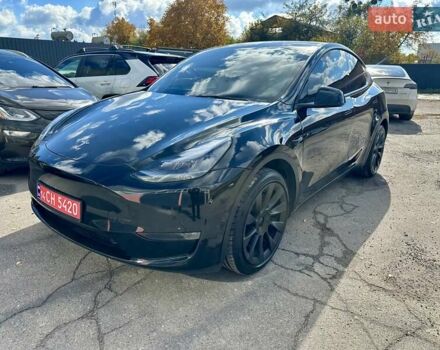 Черный Тесла Model Y, объемом двигателя 0 л и пробегом 49 тыс. км за 27555 $, фото 11 на Automoto.ua