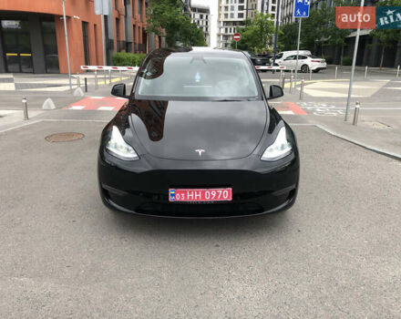 Черный Тесла Model Y, объемом двигателя 0 л и пробегом 43 тыс. км за 32490 $, фото 13 на Automoto.ua