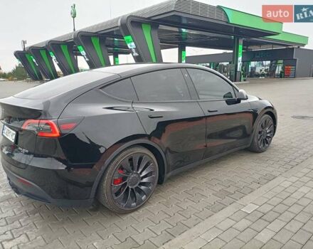 Черный Тесла Model Y, объемом двигателя 0 л и пробегом 52 тыс. км за 26300 $, фото 5 на Automoto.ua