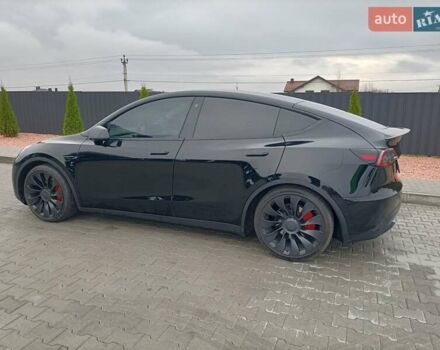Черный Тесла Model Y, объемом двигателя 0 л и пробегом 52 тыс. км за 26300 $, фото 15 на Automoto.ua