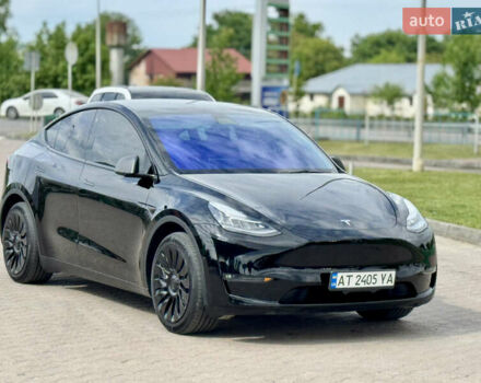 Черный Тесла Model Y, объемом двигателя 0 л и пробегом 60 тыс. км за 24500 $, фото 1 на Automoto.ua