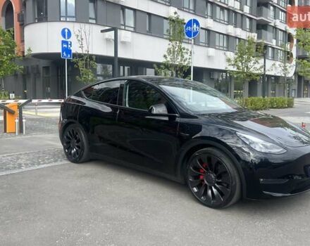 Черный Тесла Model Y, объемом двигателя 0 л и пробегом 44 тыс. км за 37200 $, фото 21 на Automoto.ua