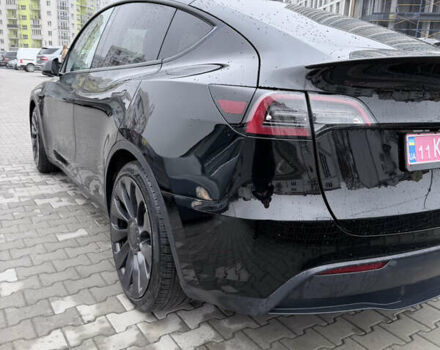 Черный Тесла Model Y, объемом двигателя 0 л и пробегом 84 тыс. км за 25900 $, фото 8 на Automoto.ua
