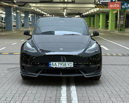 Черный Тесла Model Y, объемом двигателя 0 л и пробегом 16 тыс. км за 34000 $, фото 1 на Automoto.ua