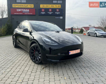 Черный Тесла Model Y, объемом двигателя 0 л и пробегом 25 тыс. км за 31500 $, фото 34 на Automoto.ua
