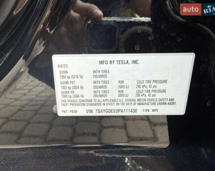 Черный Тесла Model Y, объемом двигателя 0 л и пробегом 58 тыс. км за 27500 $, фото 18 на Automoto.ua