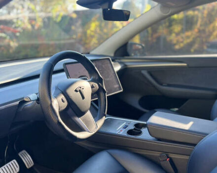 Черный Тесла Model Y, объемом двигателя 0 л и пробегом 35 тыс. км за 36000 $, фото 7 на Automoto.ua