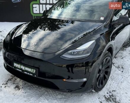 Черный Тесла Model Y, объемом двигателя 0 л и пробегом 1 тыс. км за 34900 $, фото 10 на Automoto.ua