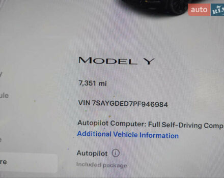 Чорний Тесла Model Y, об'ємом двигуна 0 л та пробігом 11 тис. км за 17900 $, фото 15 на Automoto.ua