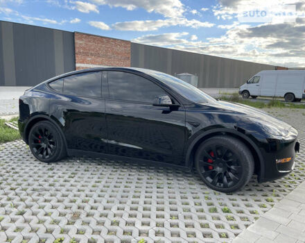 Черный Тесла Model Y, объемом двигателя 0 л и пробегом 5 тыс. км за 43000 $, фото 3 на Automoto.ua