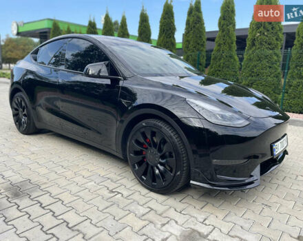 Черный Тесла Model Y, объемом двигателя 0 л и пробегом 39 тыс. км за 31000 $, фото 2 на Automoto.ua