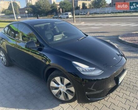 Черный Тесла Model Y, объемом двигателя 0 л и пробегом 46 тыс. км за 33000 $, фото 1 на Automoto.ua