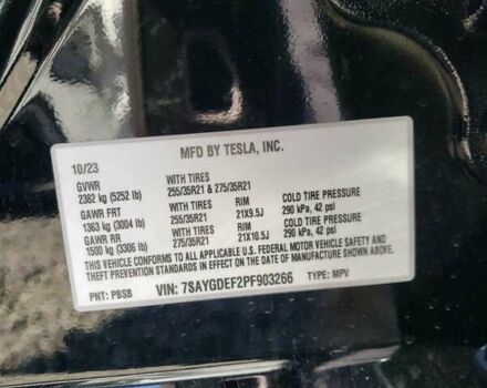 Чорний Тесла Model Y, об'ємом двигуна 0 л та пробігом 37 тис. км за 9000 $, фото 11 на Automoto.ua