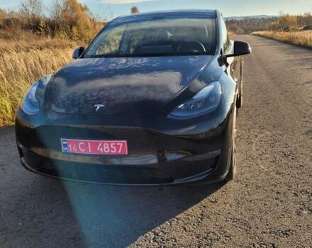 Черный Тесла Model Y, объемом двигателя 0 л и пробегом 57 тыс. км за 23600 $, фото 5 на Automoto.ua