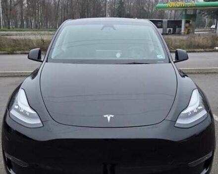 Черный Тесла Model Y, объемом двигателя 0 л и пробегом 49 тыс. км за 28900 $, фото 9 на Automoto.ua