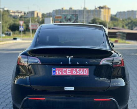 Черный Тесла Model Y, объемом двигателя 0 л и пробегом 35 тыс. км за 26000 $, фото 5 на Automoto.ua