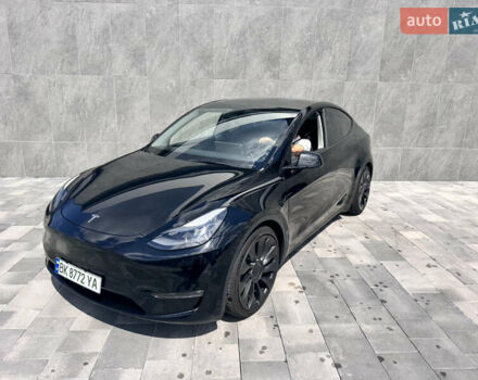 Черный Тесла Model Y, объемом двигателя 0 л и пробегом 12 тыс. км за 32500 $, фото 3 на Automoto.ua