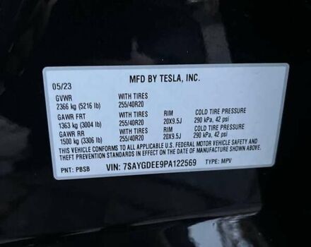 Чорний Тесла Model Y, об'ємом двигуна 0 л та пробігом 60 тис. км за 25950 $, фото 20 на Automoto.ua