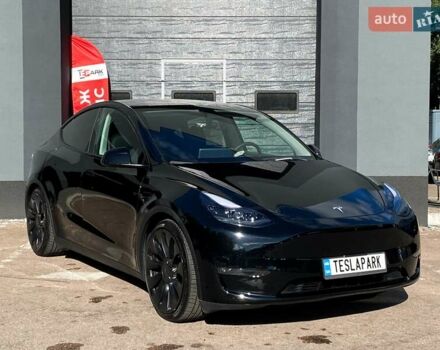 Черный Тесла Model Y, объемом двигателя 0 л и пробегом 17 тыс. км за 34500 $, фото 10 на Automoto.ua