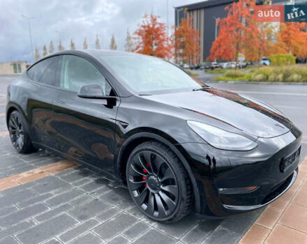 Черный Тесла Model Y, объемом двигателя 0 л и пробегом 16 тыс. км за 29200 $, фото 10 на Automoto.ua