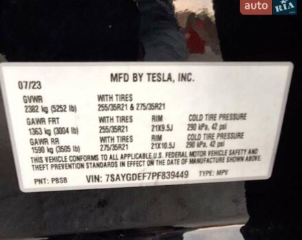 Черный Тесла Model Y, объемом двигателя 0 л и пробегом 27 тыс. км за 31300 $, фото 12 на Automoto.ua