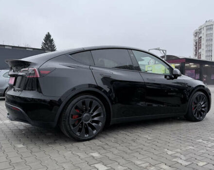 Черный Тесла Model Y, объемом двигателя 0 л и пробегом 84 тыс. км за 25900 $, фото 9 на Automoto.ua