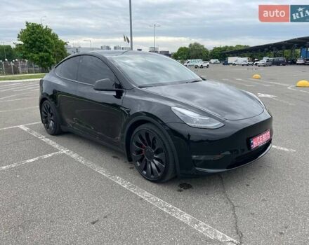 Черный Тесла Model Y, объемом двигателя 0 л и пробегом 53 тыс. км за 29500 $, фото 6 на Automoto.ua