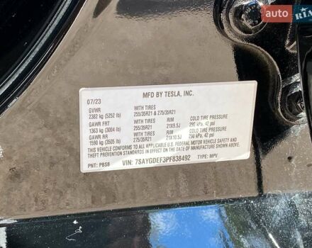 Черный Тесла Model Y, объемом двигателя 0 л и пробегом 17 тыс. км за 34500 $, фото 24 на Automoto.ua