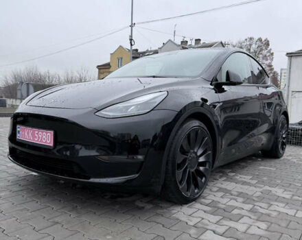 Черный Тесла Model Y, объемом двигателя 0 л и пробегом 84 тыс. км за 25900 $, фото 10 на Automoto.ua