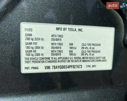 Черный Тесла Model Y, объемом двигателя 0 л и пробегом 16 тыс. км за 30200 $, фото 26 на Automoto.ua