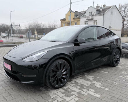 Черный Тесла Model Y, объемом двигателя 0 л и пробегом 84 тыс. км за 25900 $, фото 18 на Automoto.ua