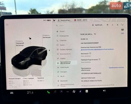 Чорний Тесла Model Y, об'ємом двигуна 0 л та пробігом 10 тис. км за 33999 $, фото 10 на Automoto.ua