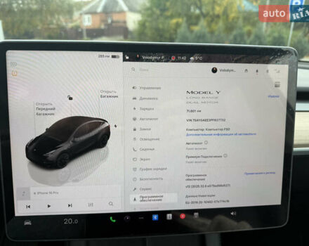 Черный Тесла Model Y, объемом двигателя 0 л и пробегом 71 тыс. км за 27000 $, фото 7 на Automoto.ua