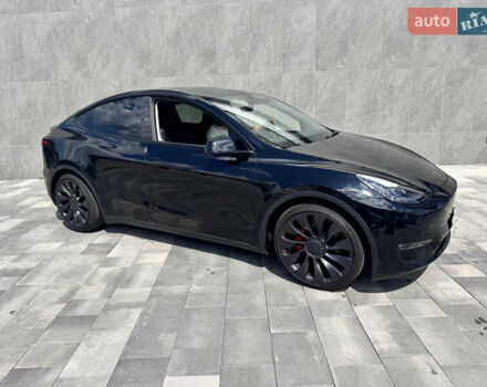 Черный Тесла Model Y, объемом двигателя 0 л и пробегом 12 тыс. км за 32500 $, фото 16 на Automoto.ua