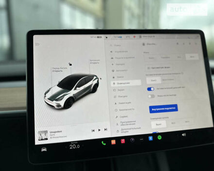 Черный Тесла Model Y, объемом двигателя 0 л и пробегом 19 тыс. км за 33500 $, фото 45 на Automoto.ua