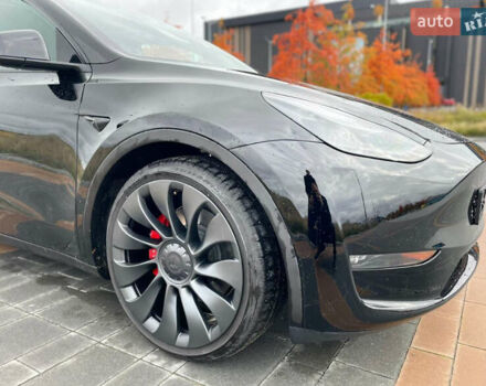 Черный Тесла Model Y, объемом двигателя 0 л и пробегом 16 тыс. км за 29200 $, фото 6 на Automoto.ua