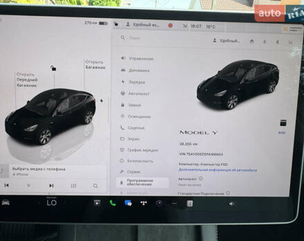 Чорний Тесла Model Y, об'ємом двигуна 0 л та пробігом 28 тис. км за 31500 $, фото 9 на Automoto.ua