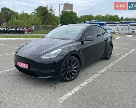 Черный Тесла Model Y, объемом двигателя 0 л и пробегом 53 тыс. км за 29500 $, фото 1 на Automoto.ua