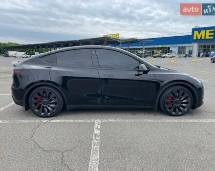 Черный Тесла Model Y, объемом двигателя 0 л и пробегом 53 тыс. км за 29500 $, фото 8 на Automoto.ua