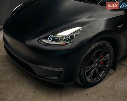 Черный Тесла Model Y, объемом двигателя 0 л и пробегом 34 тыс. км за 46999 $, фото 12 на Automoto.ua