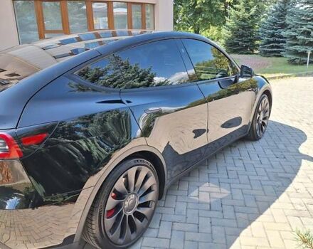 Черный Тесла Model Y, объемом двигателя 0 л и пробегом 28 тыс. км за 33700 $, фото 5 на Automoto.ua