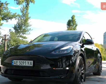 Черный Тесла Model Y, объемом двигателя 0 л и пробегом 38 тыс. км за 37000 $, фото 1 на Automoto.ua