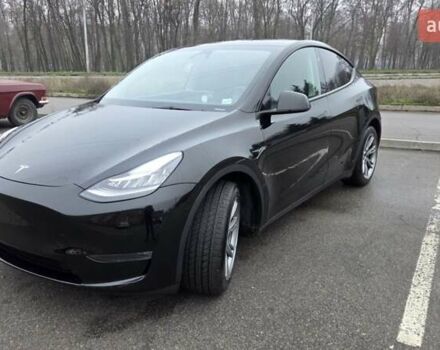 Черный Тесла Model Y, объемом двигателя 0 л и пробегом 49 тыс. км за 28900 $, фото 1 на Automoto.ua