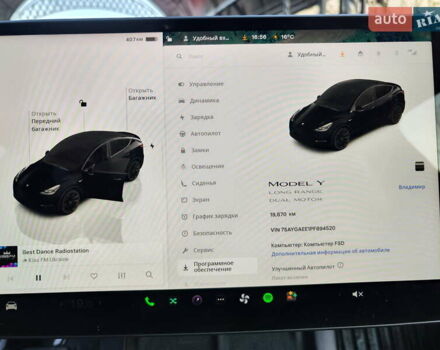 Черный Тесла Model Y, объемом двигателя 0 л и пробегом 19 тыс. км за 30900 $, фото 22 на Automoto.ua