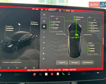 Чорний Тесла Model Y, об'ємом двигуна 0 л та пробігом 23 тис. км за 30400 $, фото 19 на Automoto.ua