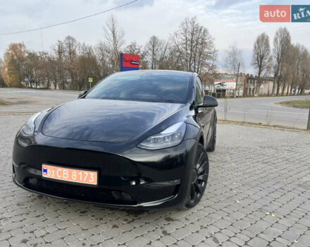 Черный Тесла Model Y, объемом двигателя 0 л и пробегом 25 тыс. км за 31500 $, фото 42 на Automoto.ua