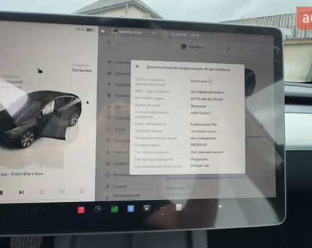 Черный Тесла Model Y, объемом двигателя 0 л и пробегом 1 тыс. км за 43000 $, фото 13 на Automoto.ua