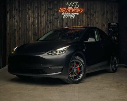 Черный Тесла Model Y, объемом двигателя 0 л и пробегом 34 тыс. км за 46999 $, фото 13 на Automoto.ua