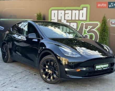 Черный Тесла Model Y, объемом двигателя 0 л и пробегом 1 тыс. км за 33900 $, фото 4 на Automoto.ua