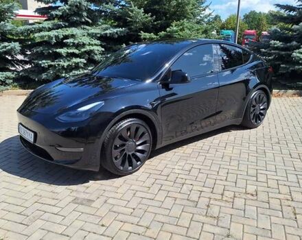 Черный Тесла Model Y, объемом двигателя 0 л и пробегом 28 тыс. км за 33700 $, фото 9 на Automoto.ua